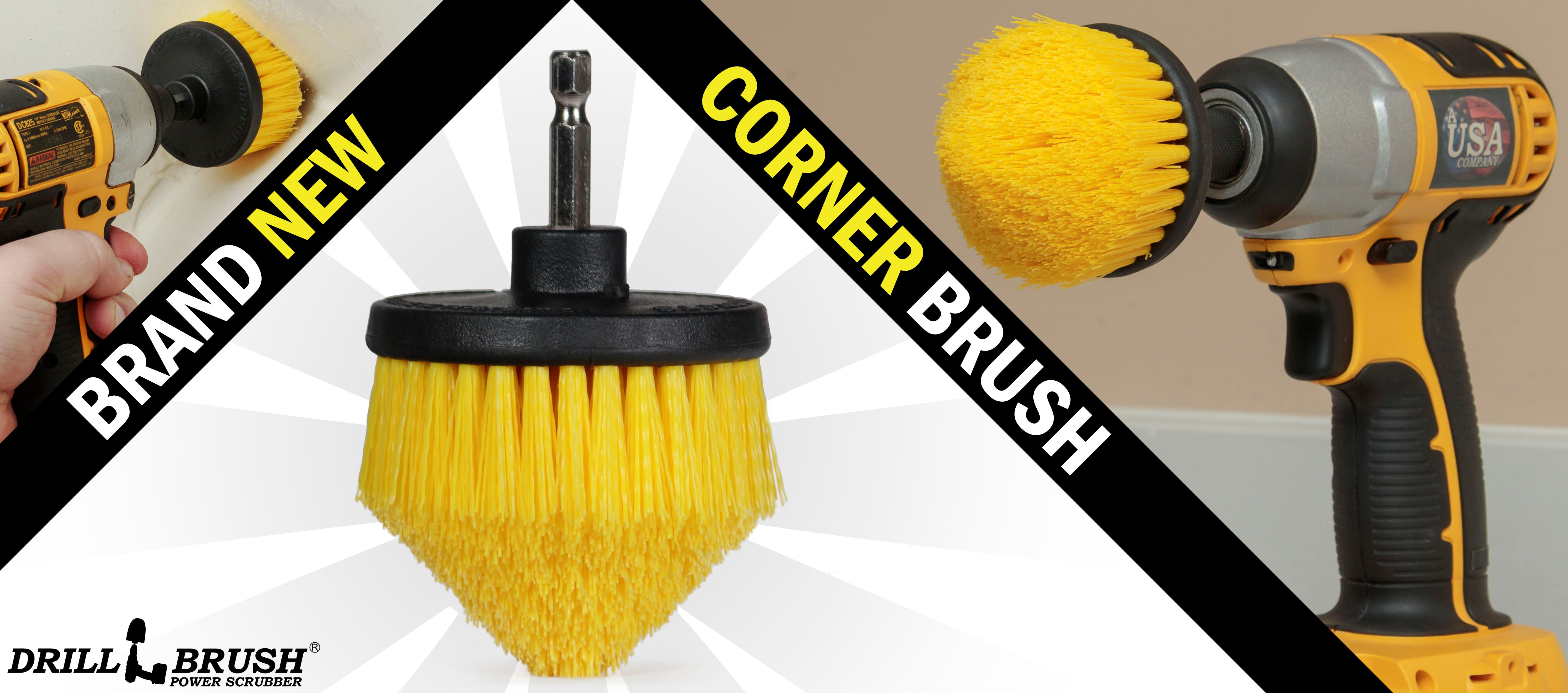 Edge Brush, 2in Long, and Mini Original all in Medium Stiffness Yellow –  Drillbrush
