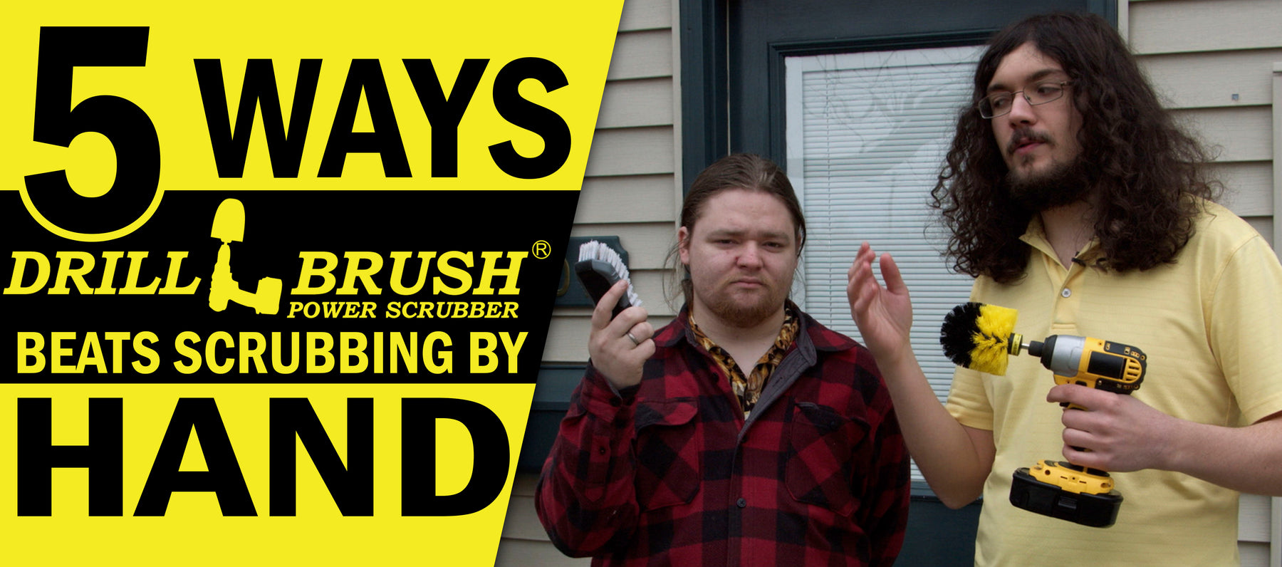 5 Ways Using a Drillbrush Beats Scrubbing By Hand