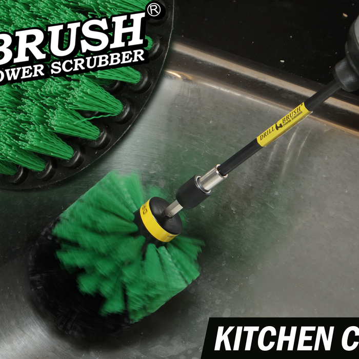 How to Get a Cleaner Kitchen in Half the Time Using a Drillbrush Power Scrubber