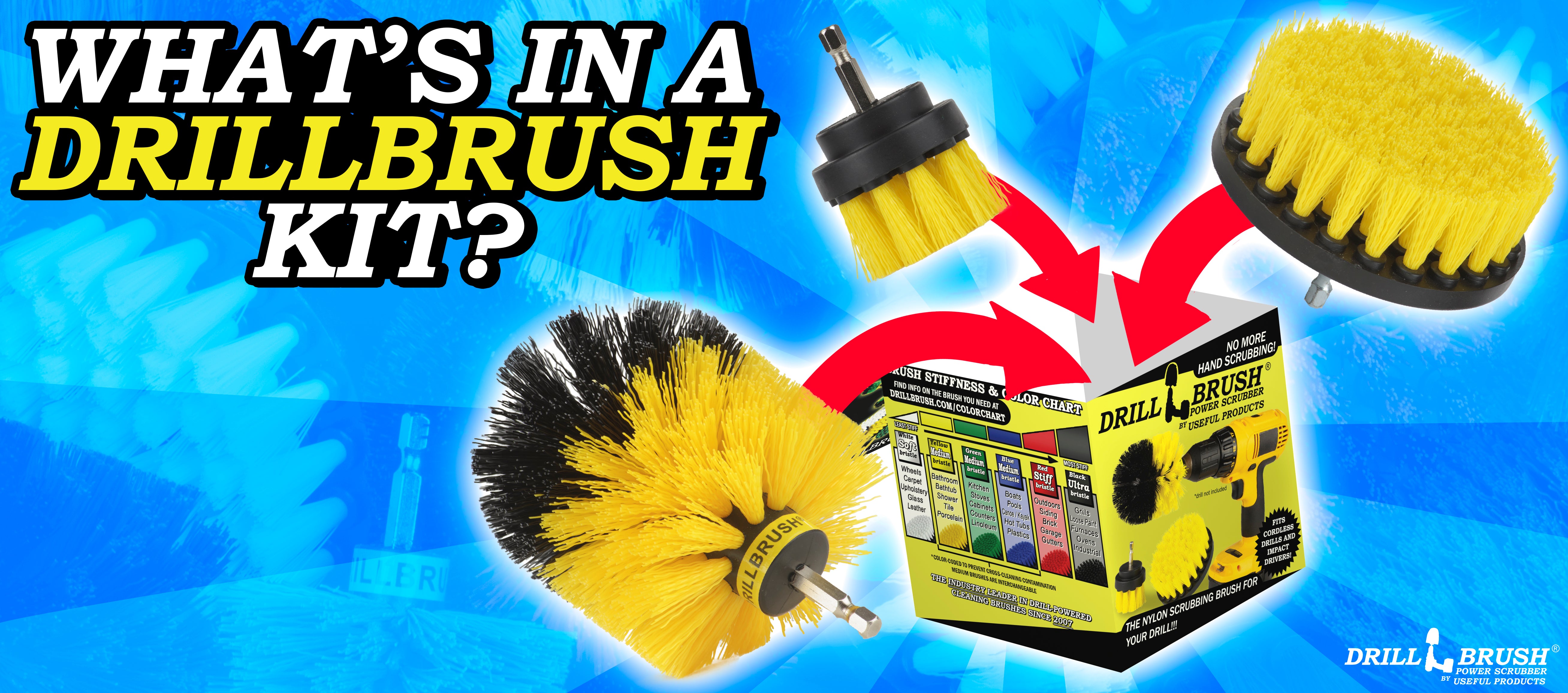 What’s In a Drillbrush Kit?