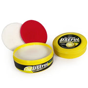 All-purpose Useful Cleaning Paste open with the Soft White and Stiff Red scrub pads.
