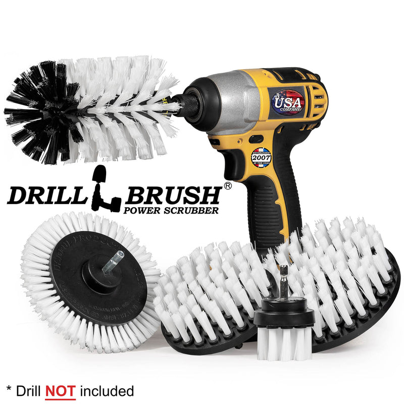 5in Flat Brush, 4in Flat Brush, 2in Short Brush, and Jumbo Original all in Soft White - Home & Auto Cleaning Products  | W-S-E542J-QC-DB