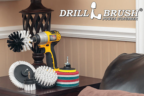 Edge, Original, 4in, & 2in White Brushes w/4in Pads - Soft - Home & Auto | S-WE42O-P4-WRB-3V-QC-DB