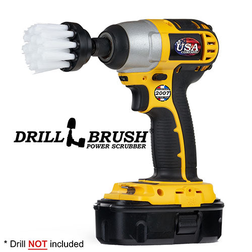 2in-L-W-QC-DB  Drill Brush Soft White Brush - Long Bristles - Auto –  Drillbrush