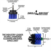 Specs for the Drillbrush 2M Medium Blue Marine & Pool Brush Kit.