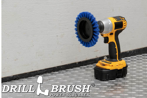 Blue Edge Brush - Medium Stiffness - Wheel Shaped - Marine & Pool | E-S-B-QC-DB