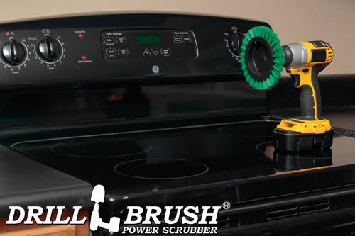 Green Edge Brush - Medium Stiffness - Wheel Shaped - Kitchen & Linoleum | E-S-G-QC-DB