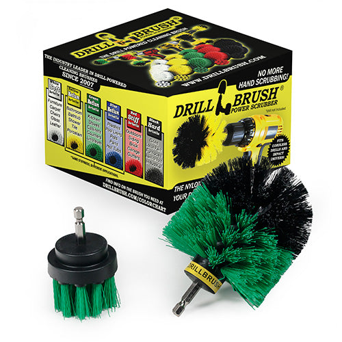 Original & 2in Green Brushes - Medium Stiffness - Kitchen & Appliance Cleaning | G-S-2O-QC-DB