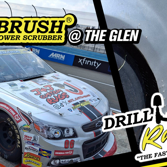 Brayton Laster Brings Drillbrush to Watkins Glen | Our Day at a NASCAR Race!