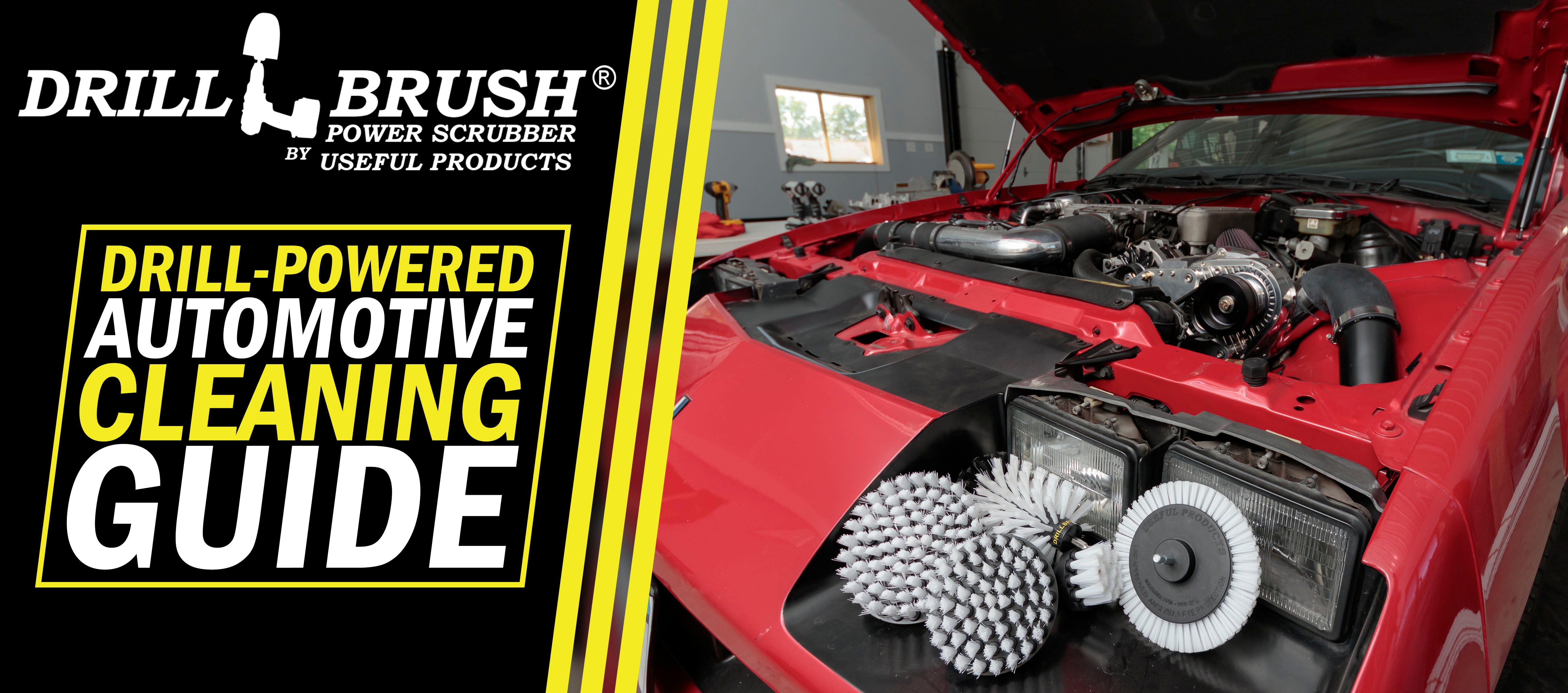Using a Drillbrush for Faster Car Detailing and Vehicle Clean-up