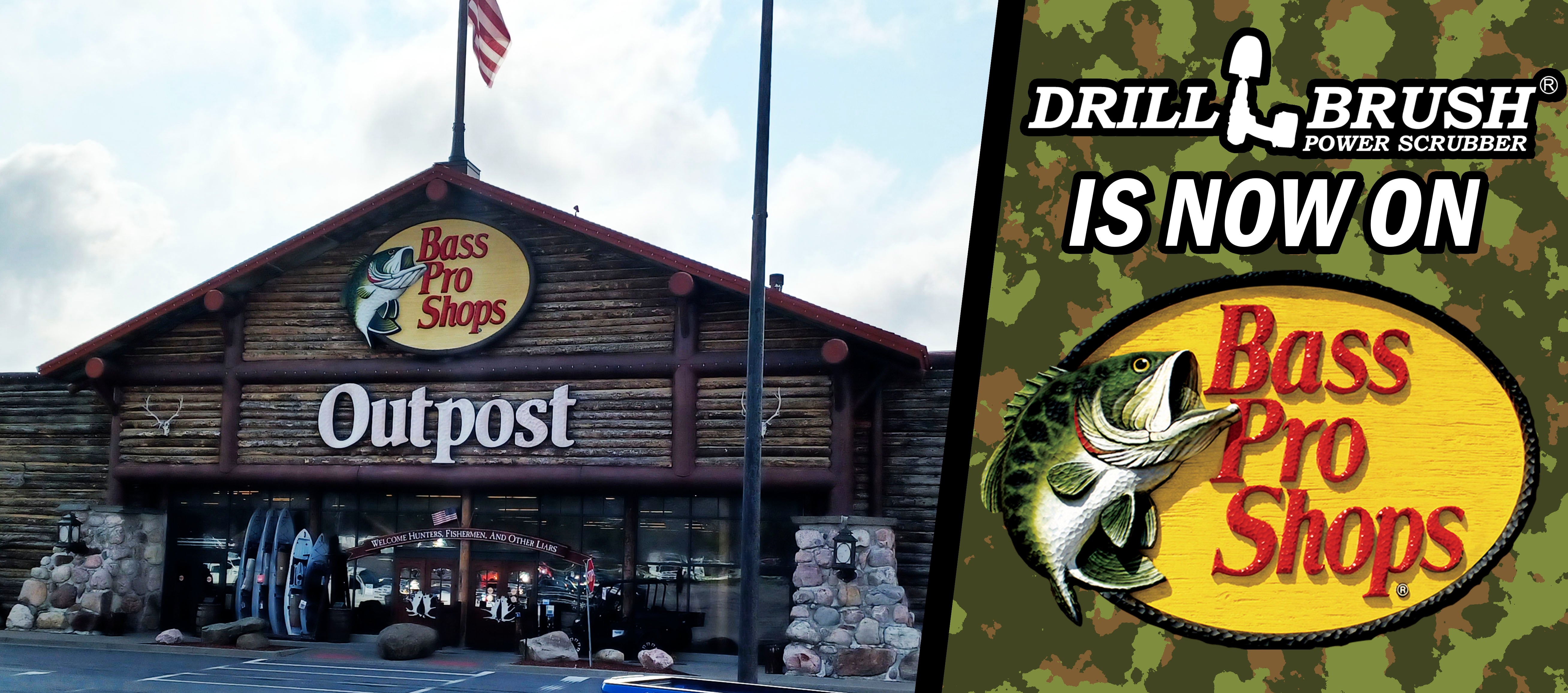 Drillbrush is Now Available on Bass Pro Shops’ Website