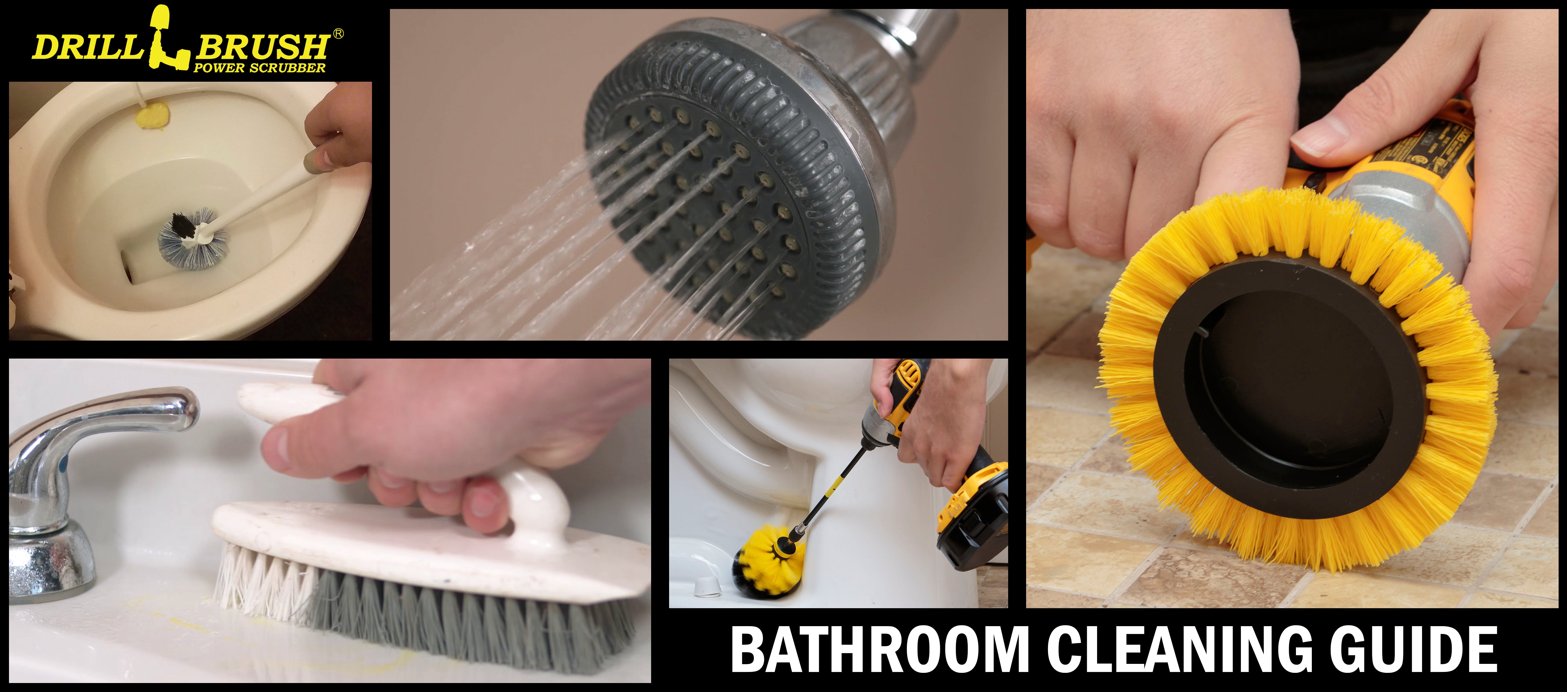 Drillbrush’s Guide to Keeping Your Bathroom Spotless and Clean