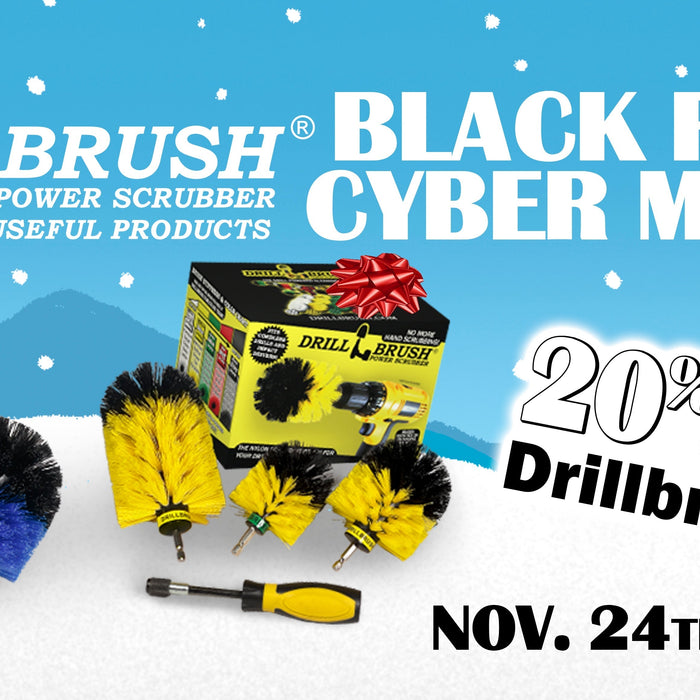 Drillbrush Black Friday Savings Guide 2025 - 20% off On Site + Amazon Exclusive Coupons
