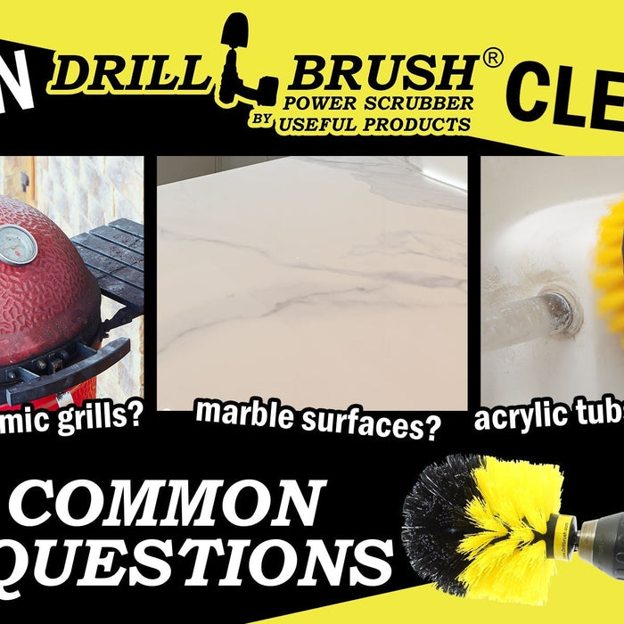 Can You Use a Drillbrush to Clean Marble Surfaces? 5 Common Questions On What You Can Use Our Brushes to Clean
