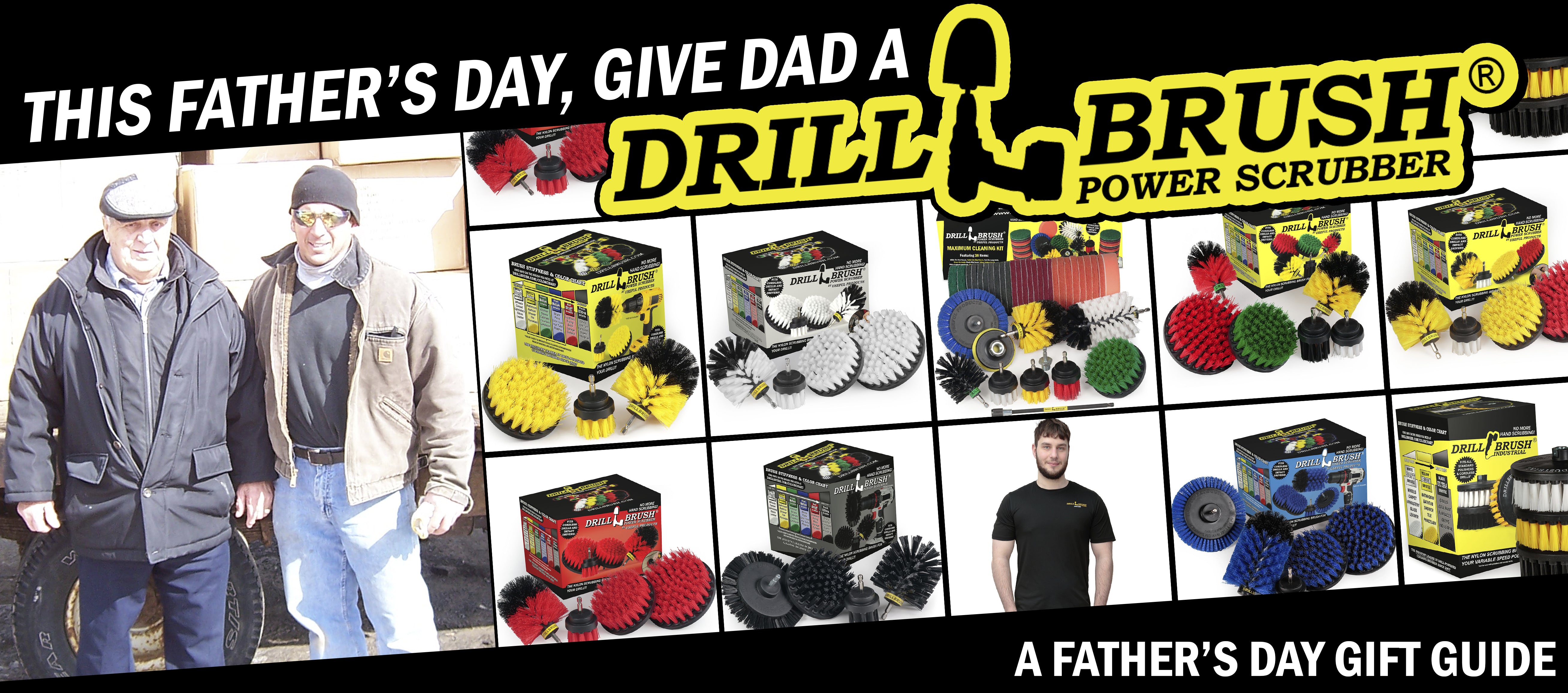 Drillbrush: The Perfect Father's Day Present! - A Drillbrush Gift Guide
