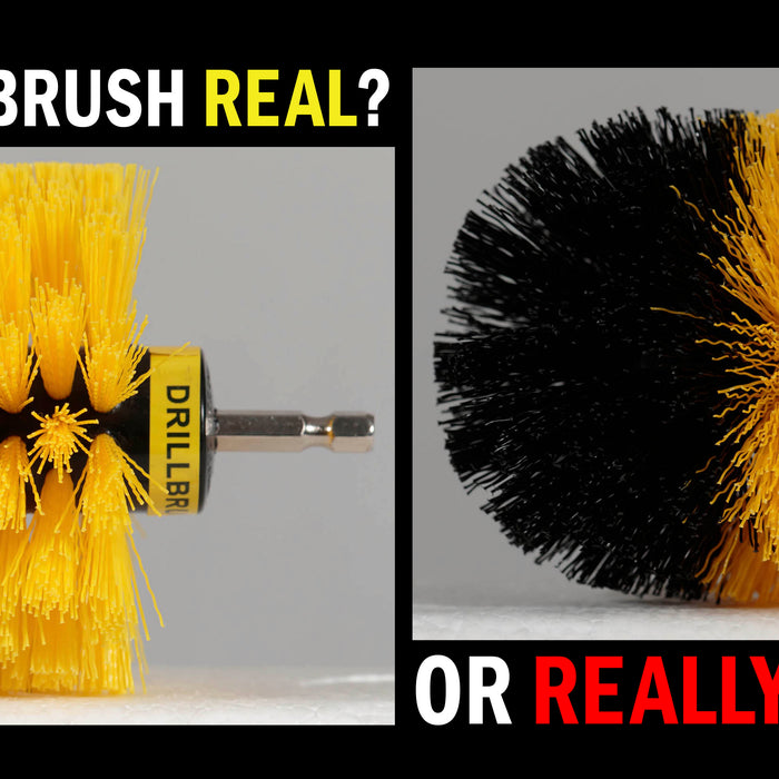 Is Your Drillbrush Real or Really Fake? - How to Spot a Genuine Drillbrush Power Scrubber