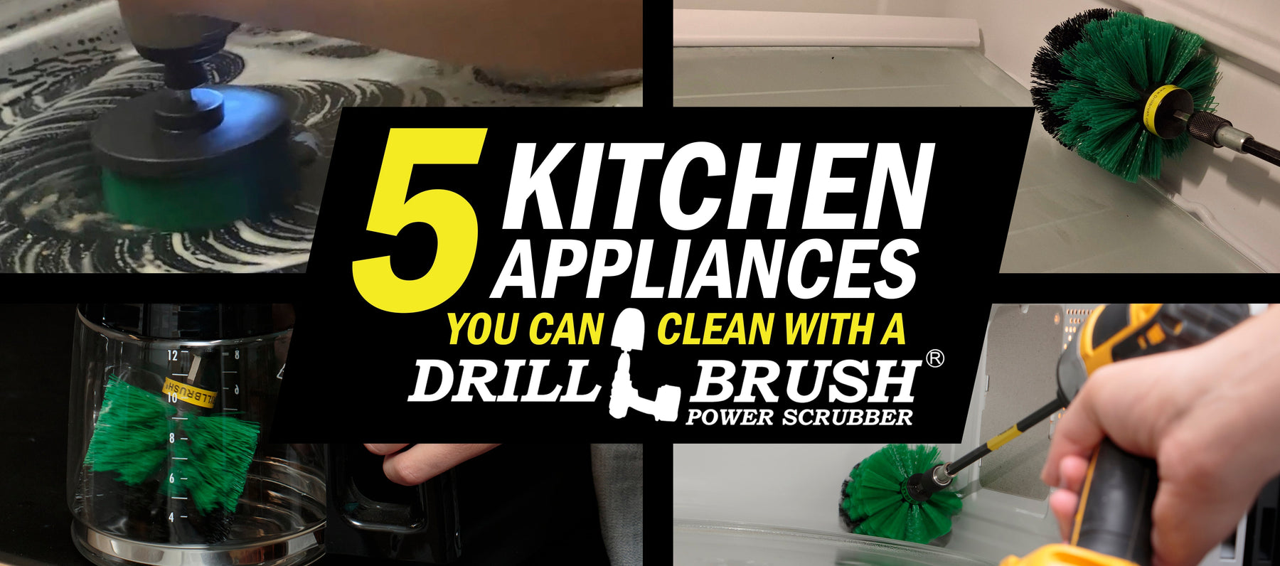 5 Kitchen Appliances You Can Clean with a Drillbrush