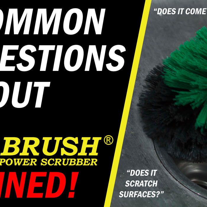 6 Common Questions About the Drillbrush Power Scrubber Explained!