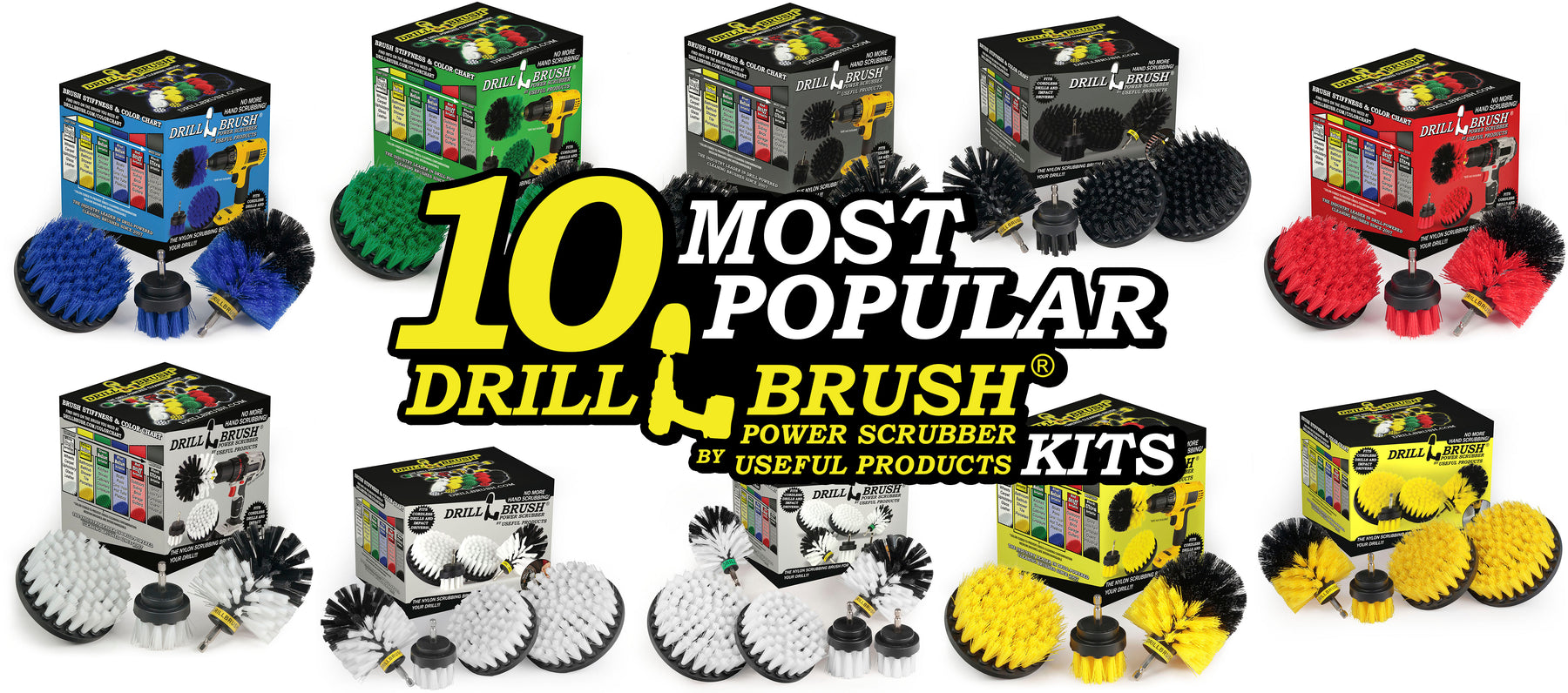 The 10 Most Popular Drillbrush Kits Based on Amazon Sales
