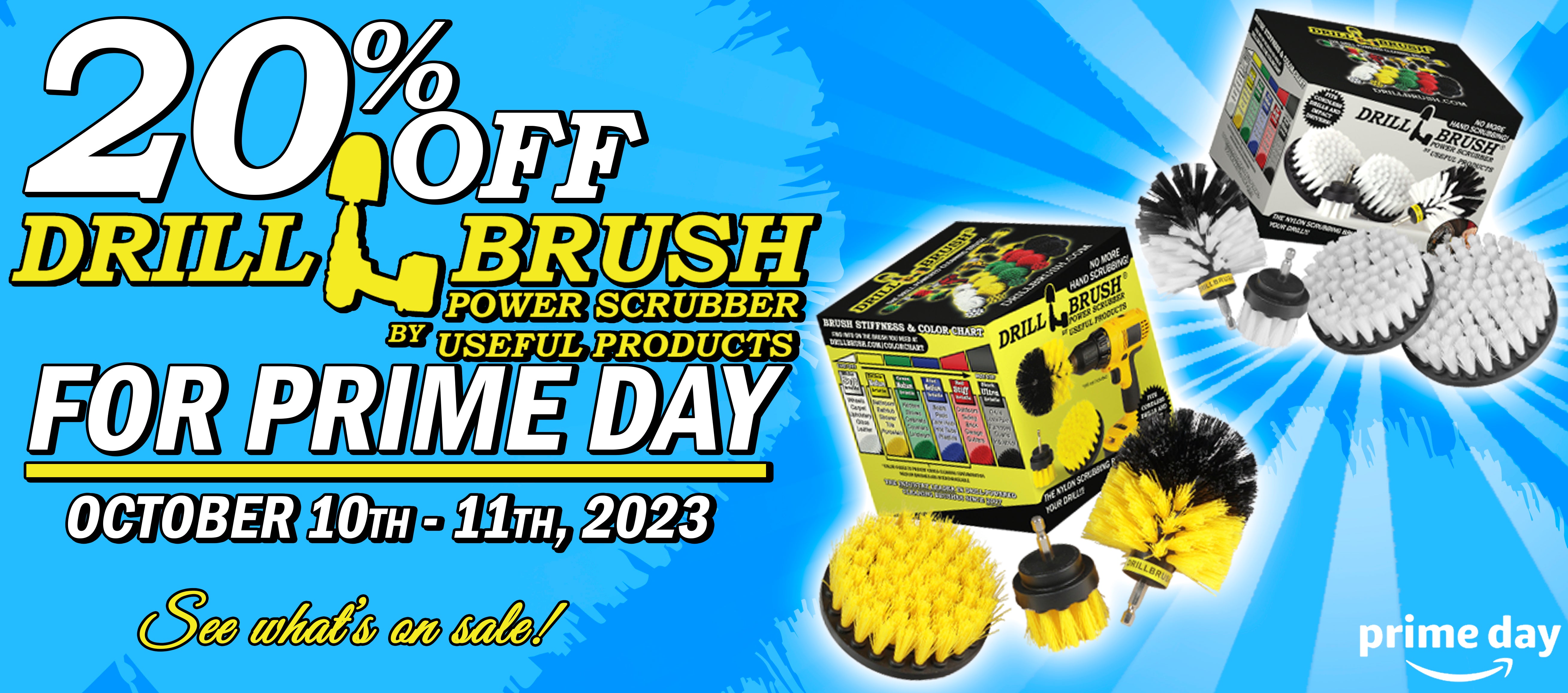 Get 20% Off Drillbrush Kits During Prime Day 2023