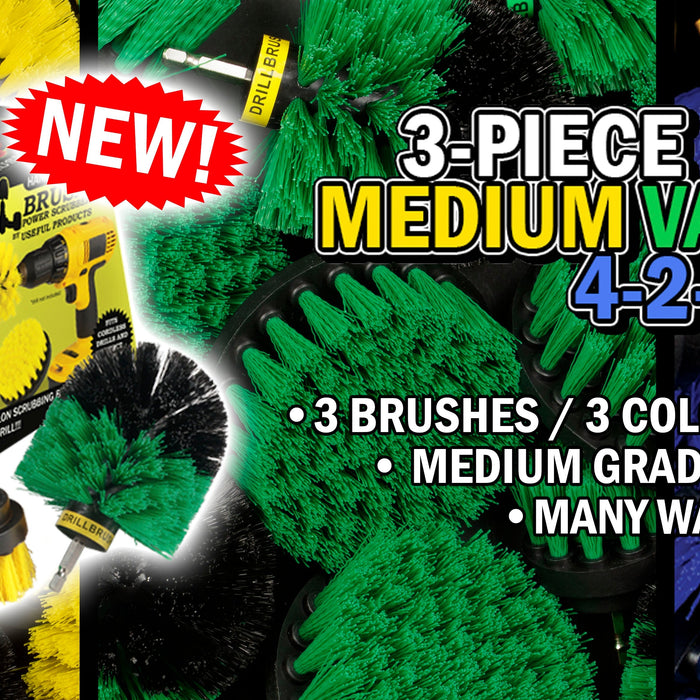 New from Drillbrush: 3-piece Medium Variety Kit