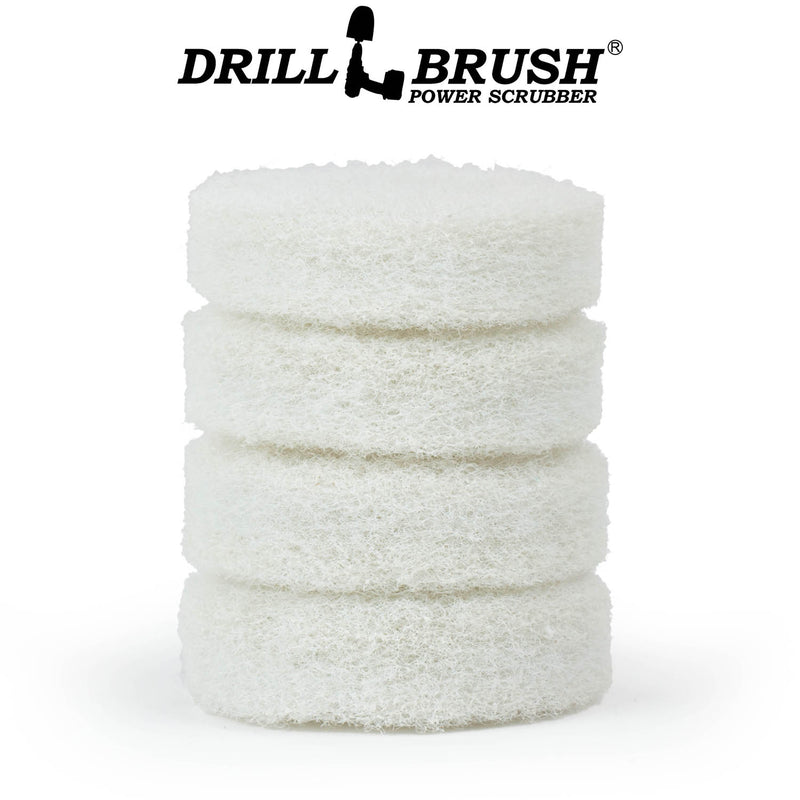 3 Inch White Scrubbing Pad Refill