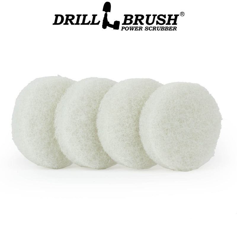 3 Inch White Scrubbing Pad Refill