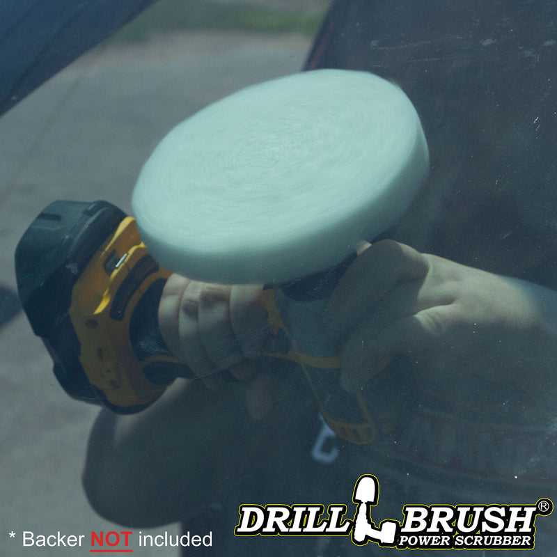 5 inch Diameter White Fine Polishing Pad