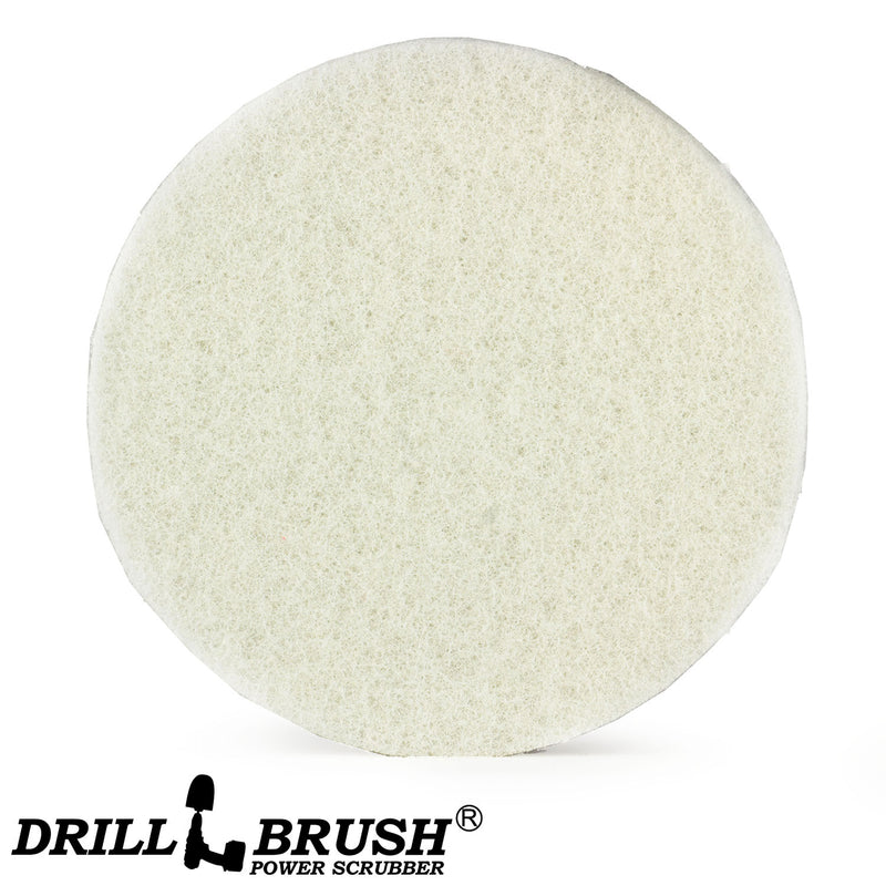 8 Inch Diameter White Fine Replacement Polishing Pad