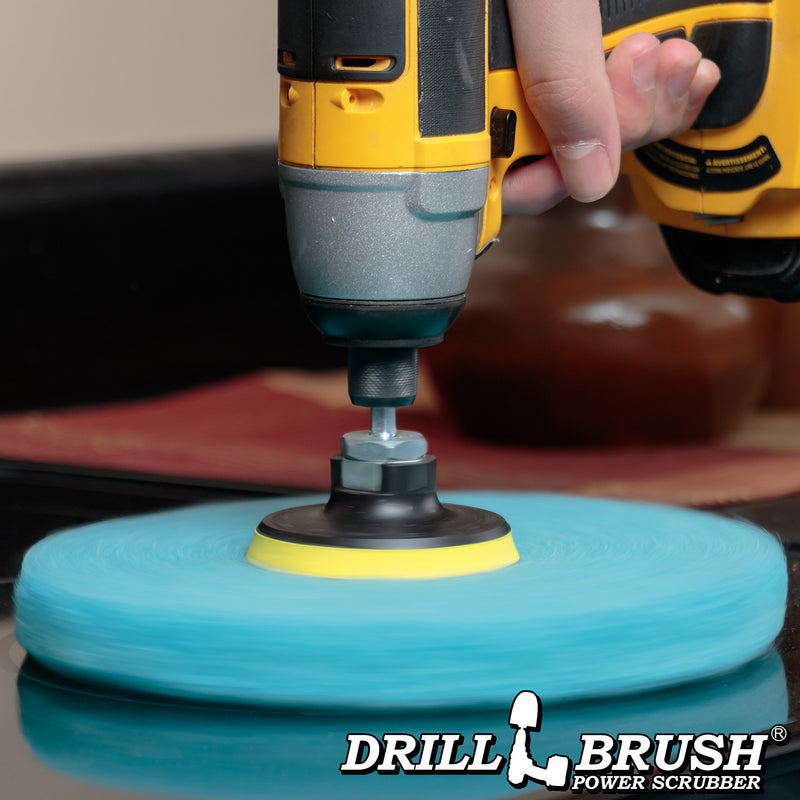 8 Inch Diameter Blue Medium Replacement Mild Scrub Pad