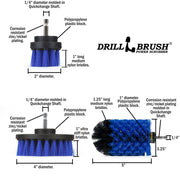 Specs for the Drillbrush 42J Medium Blue Marine & Pool Brush Kit.