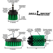Specs for the Drillbrush 42J Medium Green Kitchen Brush Kit.