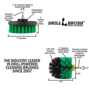 Specs for the Drillbrush 4O Medium Green Kitchen Brush Kit.