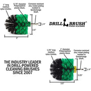 Specs for the Drillbrush MO Medium Green Kitchen Brush Kit.