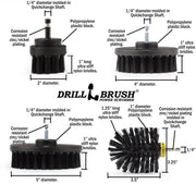 Specs for the Drillbrush 542O-7X Ultra Stiff Black Grill & Industrial Brush Kit.