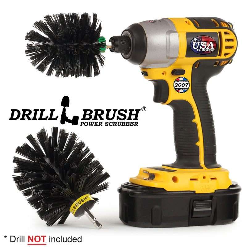 Original & Mini Brushes - Ultra Stiff Bristles - Heavy Duty & Grill Cleaning | K-S-MO-QC-DB