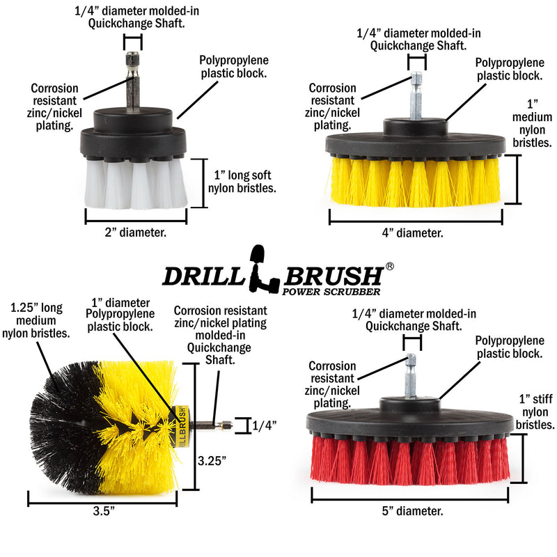 Specs for the Drillbrush 542O-7X Variety Brush Kit.