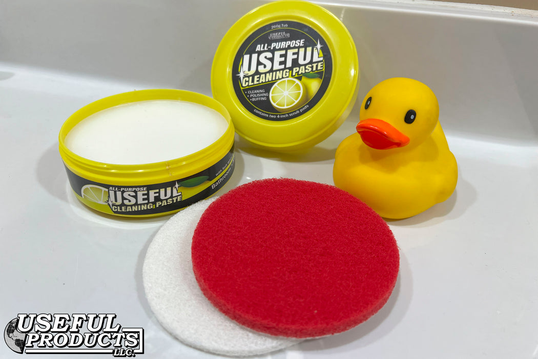 Ultimate Variety Brush Kit with Useful All-Purpose Cleaning Paste Bundle - Soft, Medium, Stiff, & Ultra Stiff - 260g Multi-Purpose Cleaning Paste | SW2YOG4R5M-L2K-QC-DB-UP1