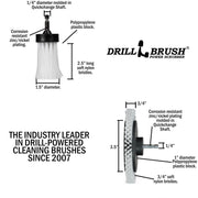 Spec images for the Soft White EES-1L Drillbrush kit.