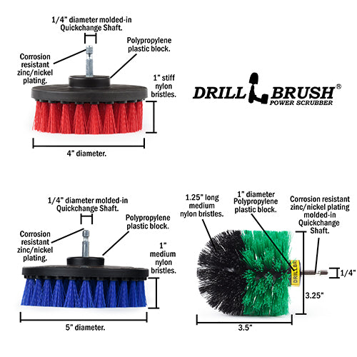 Ultimate Variety Brush Kit - Soft, Medium, Stiff, & Ultra Stiff | W2L-Y2-GO-B5-R4-KM-S-QC-DB