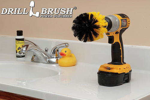 Original Yellow Brush - Medium Stiffness - Bullet Shaped - Bathroom & Shower | O-S-Y-QC-DB