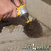 Drillbrush Original Ultra Stiff Black Grill & Industrial Brush cleaning concrete tiles.