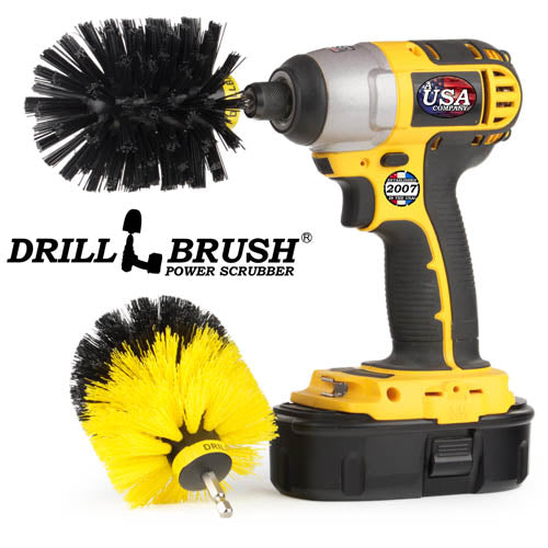 Original Brush 2-Pc. Kit - Medium & Ultra Stiff - Bathroom & Grill | O-S-YK-QC-DB