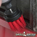 Drillbrush 2 inch Long Stiff Red Outdoor & Patio Brush cleaning deck railings.