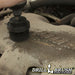 Drillbrush 2 inch Short Ultra Stiff Black Grill & Industrial Brush cleaning an engine block.