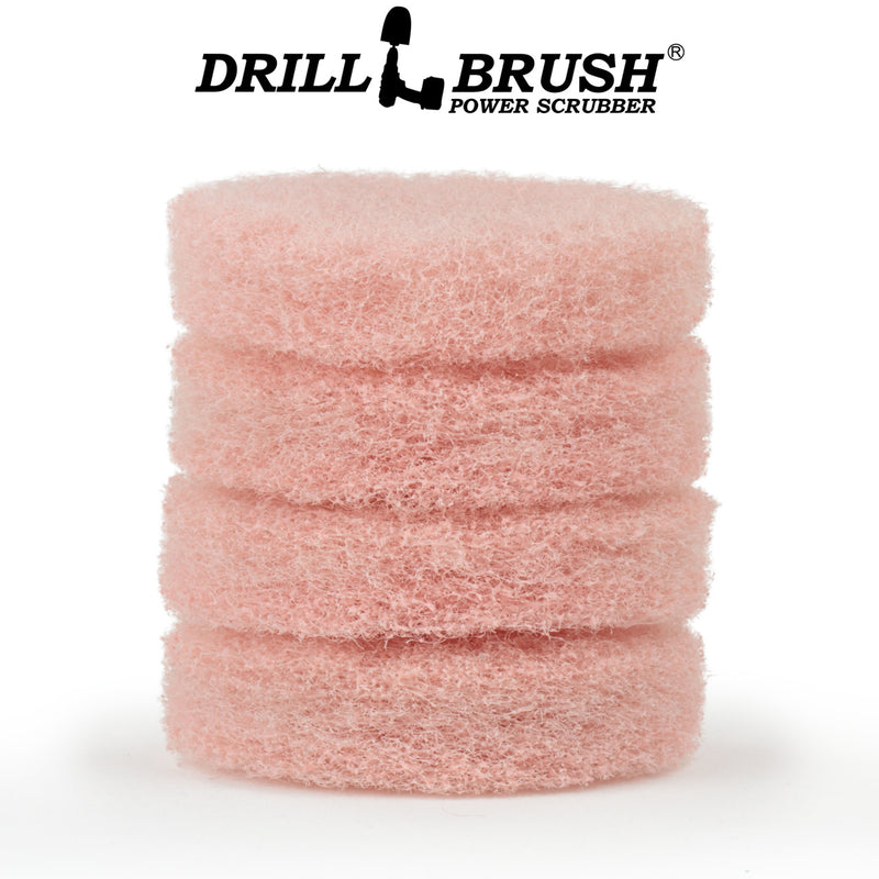 4 Inch Pink Scrubbing Pad Refill