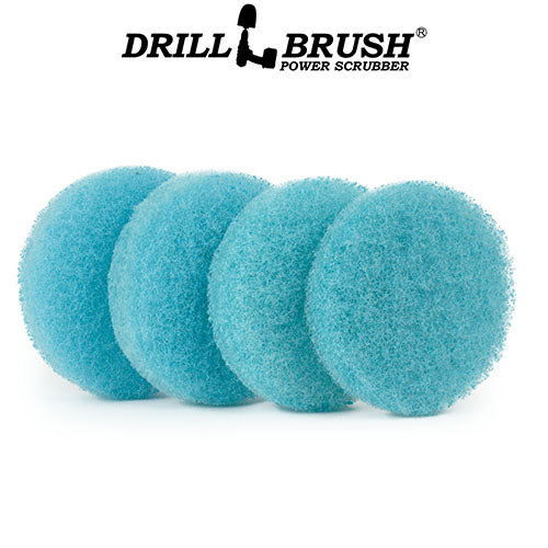 4 Inch Light Blue Scrubbing Pad Refill