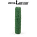 Side view of the Drillbrush Abrasive Green 5 inch Scrubbing Pad.