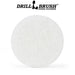 Front view of the Drillbrush Soft White 5 inch Scrubbing Pad.