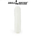 Side view of the Drillbrush Soft White 5 inch Scrubbing Pad.